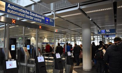 EES sistem intrare Schengen – terminale de control automat al frontierei cu identificare biometrică la Aeroportul München