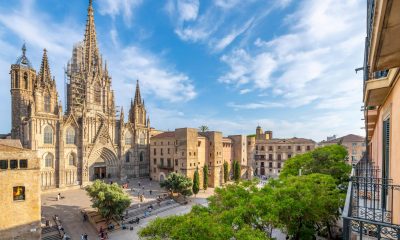 catedrala din Barcelona în centrul istoric, destinație populară pentru un city break Barcelona