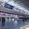 terminalul Aeroportului Fiumicino din Roma, unul dintre principalele aeroporturi Roma Fiumicino Ciampino