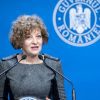 Vicepremierul Oana Gheorghiu la briefingul despre TAROM și restructurarea companiilor de stat