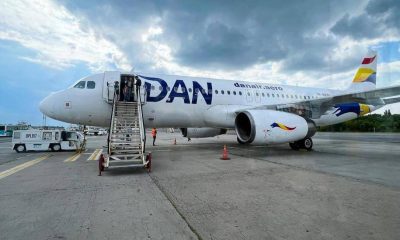 Aeronavă Airbus A320 a DAN AIR, compania care lansează rute noi din 1 iulie 2026
