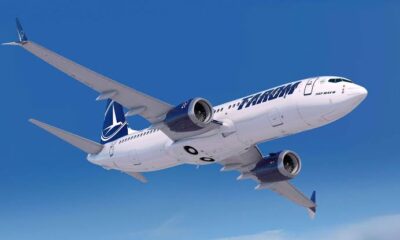 Avionul Ivan Patzaichin, aeronavă Boeing 737 MAX în culorile TAROM